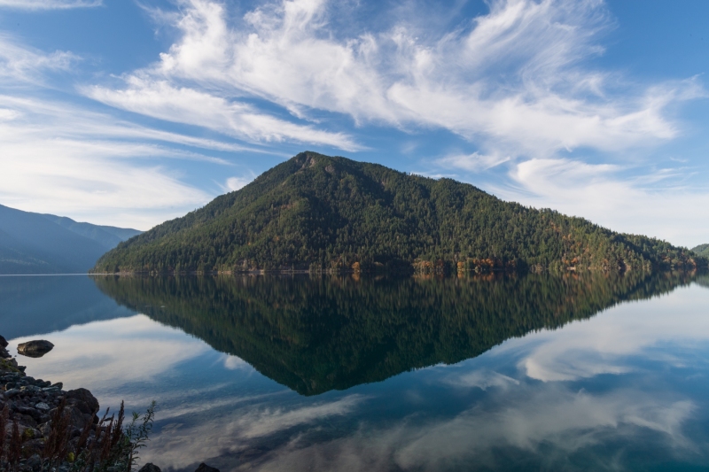 Alder Lake near Mount Rainier National Park in Washington photographed by Adventure Photographer, Dailyn Matthews