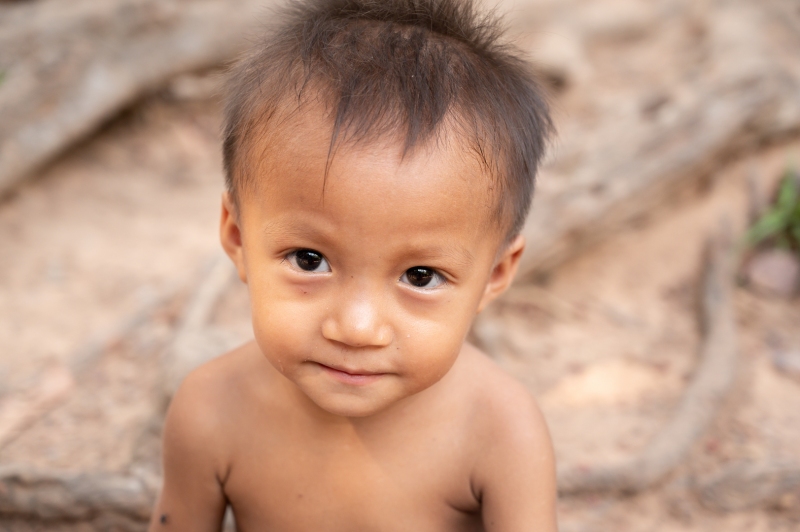 Cambodian child photographed by Adventure Photographer, Dailyn Matthews