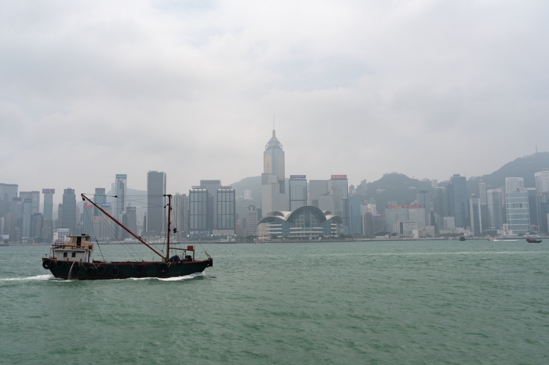 Hong Kong Harbor photographed by Adventure Photographer, Dailyn Matthews
