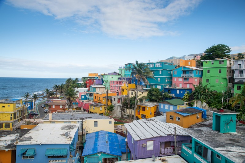 The colorful shanty town of La Perla, Puerto Rico photographed by Adventure Photographer, Dailyn Matthews
