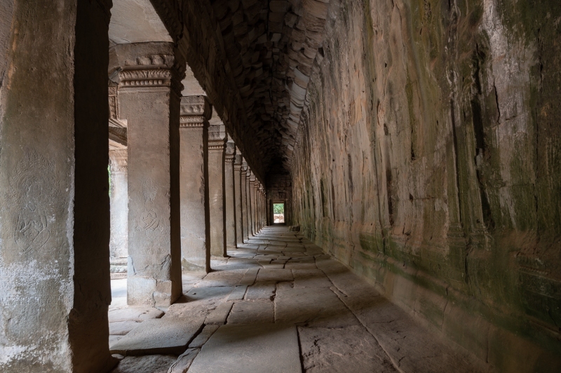 Inside Angkor Wat Temple in Siem Reap, Cambodia photographed by Adventure Photographer, Dailyn Matthews