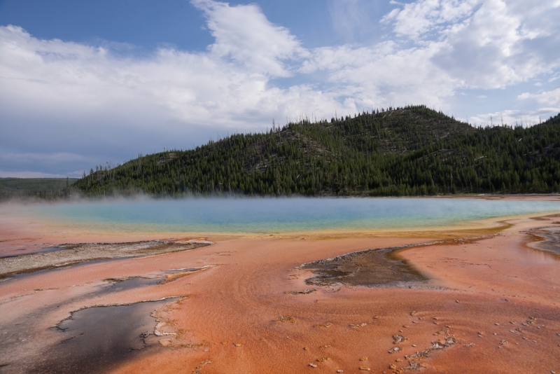 Grand Prismatic Spring in Yellowstone, Wyoming photographed by Adventure Photographer, Dailyn Matthews