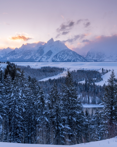 Grand Tetons, Jackson, Wyoming overlooking the Snake River photographed by Adventure Photographer, Dailyn Matthews